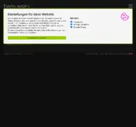 Kleine Seitenvorschau von twin.worx.de