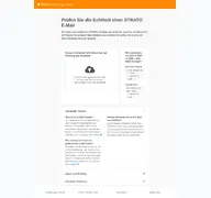 Kleine Seitenvorschau von phishing-contact.strato.de