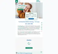 Kleine Seitenvorschau von two.de