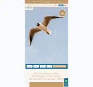 Kleine Seitenvorschau von cuxland-fewo-service.de