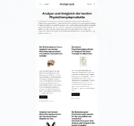 Kleine Seitenvorschau von physio-sos.de