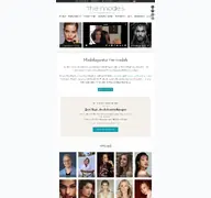Kleine Seitenvorschau von the-models.de