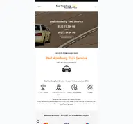 Kleine Seitenvorschau von taxibadhomburg.de