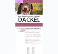 Kleine Seitenvorschau von dackelzucht-vom-hexenkessel.de