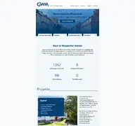 Kleine Seitenvorschau von gwm-wuppertal.de