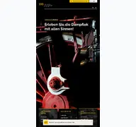 Kleine Seitenvorschau von dampflokmuseum.de