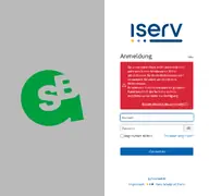 Kleine Seitenvorschau von iserv.gymszbad.de