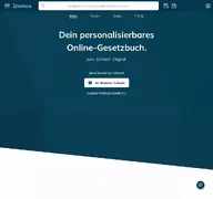 Kleine Seitenvorschau von lexmea.de