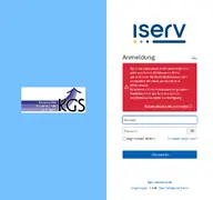 Kleine Seitenvorschau von iserv.kgs-wiesmoor.de