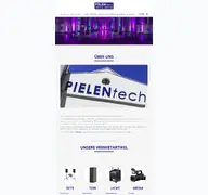 Kleine Seitenvorschau von pielentech.de