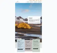Kleine Seitenvorschau von islandtours.de
