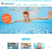 Kleine Seitenvorschau von bademaxx.de