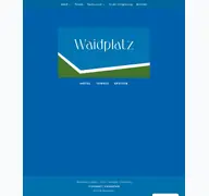 Kleine Seitenvorschau von waidplatz.de