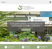 Kleine Seitenvorschau von badener-kurzentrum.at