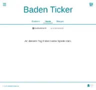 Kleine Seitenvorschau von baden.sams-ticker.de