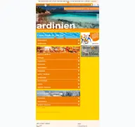 Kleine Seitenvorschau von quertour.de