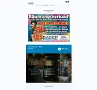 Kleine Seitenvorschau von baderbaustoffe.de