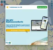 Kleine Seitenvorschau von badewasser-mv.de