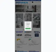 Kleine Seitenvorschau von badfabrik24.de