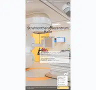 Kleine Seitenvorschau von strahlentherapie-halle.de