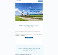 Kleine Seitenvorschau von radroutenplaner-deutschland.de