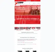 Kleine Seitenvorschau von scorpionexhausts.de