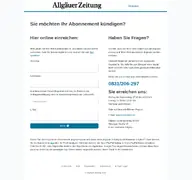 Kleine Seitenvorschau von kuendigen.allgaeuer-zeitung.de