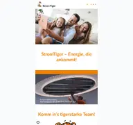 Kleine Seitenvorschau von stromtiger.de