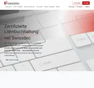 Kleine Seitenvorschau von swissdec.ch