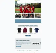 Kleine Seitenvorschau von teamshirts.de