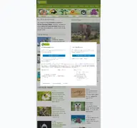 Kleine Seitenvorschau von tierchenwelt.de
