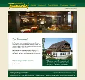 Kleine Seitenvorschau von tannenhof-seewald.de