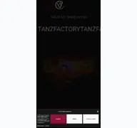 Kleine Seitenvorschau von tanzfactory.de