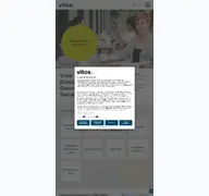 Kleine Seitenvorschau von vitos.de