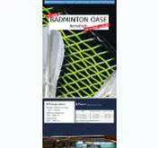 Kleine Seitenvorschau von badminton-oase.de