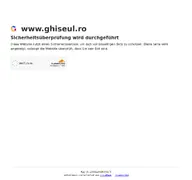 Kleine Seitenvorschau von ghiseul.ro