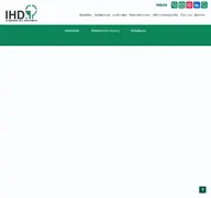 Kleine Seitenvorschau von ihd-dresden.de