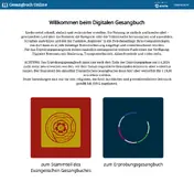 Kleine Seitenvorschau von gesangbuch.de