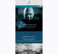 Kleine Seitenvorschau von protonmusic.de