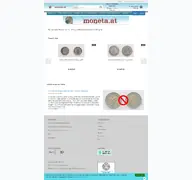 Kleine Seitenvorschau von moneta.at