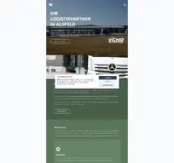 Kleine Seitenvorschau von voelker-logistik.de