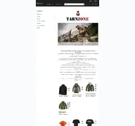 Kleine Seitenvorschau von tarnzone.de