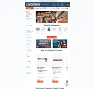 Kleine Seitenvorschau von ecotools.de