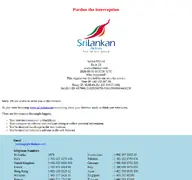Kleine Seitenvorschau von srilankan.com