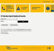 Kleine Seitenvorschau von jet-gutscheine.de