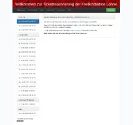 Kleine Seitenvorschau von ticket.fblohne.de