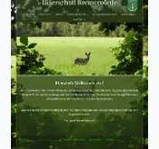 Kleine Seitenvorschau von jaegerschaft-bremervoerde.de