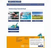 Kleine Seitenvorschau von ticket.neanderbad.de