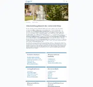 Kleine Seitenvorschau von gleichstellungsbericht.univie.ac.at