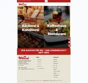 Kleine Seitenvorschau von baeckerei-konditorei-wenzel.de